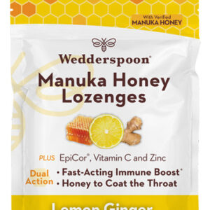 Manuka Honey Epicor Lemon Ginger 18 Pastilhas Da Wedderspoon