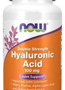 Ácido Hialurônico 100 Mg 60 Cápsulas | By Now Foods