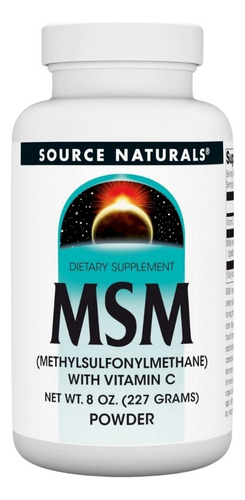 Msm With Vitamin C 8 Oz By Source Naturals