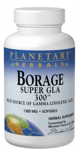 Borrage Super Gla 300 60 Sftgls Da Planetary Herbals