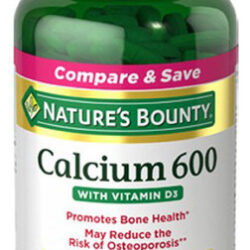Nature's Bounty Calcium 600 Com Vitamina D3 250 Comprimidos