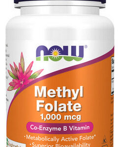 Folato De Metilo 1.000 Mcg 90 Comprimidos Da Now Foods