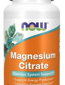 Citrato De Magnésio 60 Cápsulas Vegetais Da Now Foods