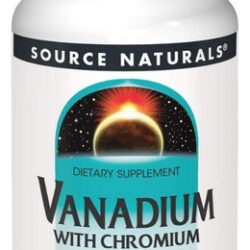 Vanadium W/chromium 90 Tabs By Source Naturals