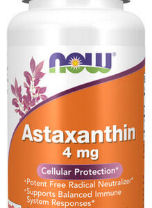 Astaxantina 4 Mg 90 Cápsulas Gelatinosas Da Now Foods