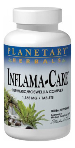 Inflama-care 1165mg 120 Tabs By Planetary Herbals
