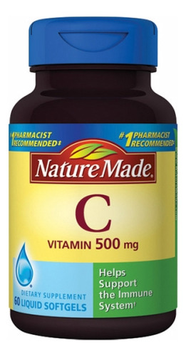 Vitamina C 500 Mg 60 Cápsulas Gelatinosas Da B Protected