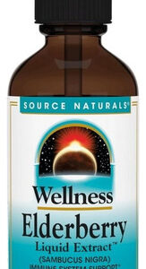 Wellness Elderberry Liquid Extract 4 Oz By Source Naturals