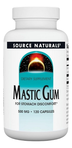 Mastic Gum Extract 500 Mg 120 Caps By Source Naturals