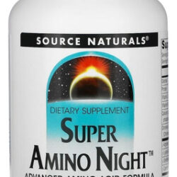 Super Amino Night 120 Caps By Source Naturals