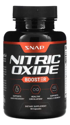 Booster De Óxido Nítrico 60 Cápsulas Da Snap Supplements