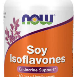 Isoflavonas De Soja 60 Mg 120 Cápsulas Vegetais Da Now Foods