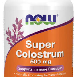Super Colostro 500 Mg 90 Cápsulas Vegetais Da Now Foods