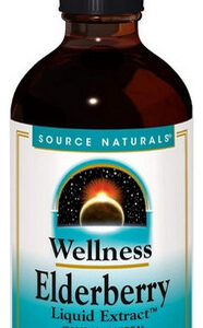 Extrato Líquido De Sabugueiro Wellness 8 Onças Da Source Nat