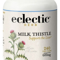 Milk Thistle Seeds 240 Cápsulas Da Eclectic Herb