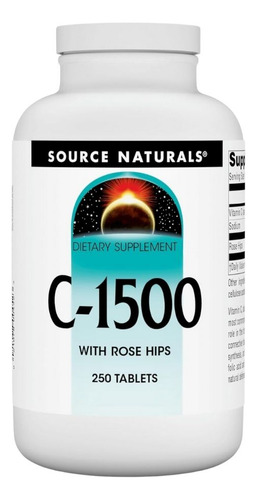 C-1500 1500 Mg 250 Tabs By Source Naturals