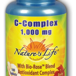 Complexo C 1000 Mg 100 Comprimidos Da Nature's Life