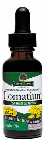 Raiz De Lomatium Sem Álcool, 1 Onça Da Nature's Answer