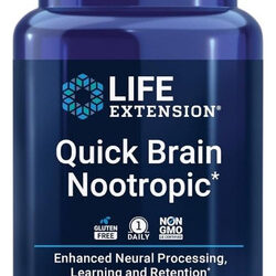 Quick Brain Nootropic 30 Veg Caps By Life Extension