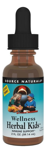 Wellness Herbal Kids Liquid 2 Oz By Source Naturals