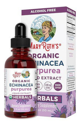 Organic Echinacea Purpurea Liquid Herbals 1 Oz By Maryruth's
