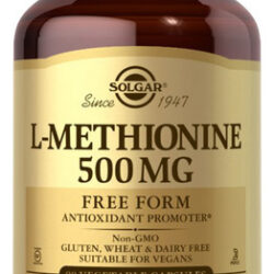 Cápsulas De L-metionina 500 Mg 90 V Da Solgar
