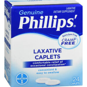 Caixa De 24 Cápsulas Laxantes Sem Cólicas Phillips Da Bayer