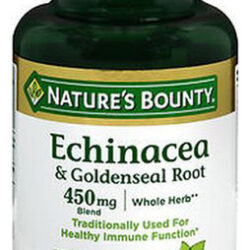 Cápsulas De Raiz De Equinácea E Goldenseal S Bounty 450 Mg 1