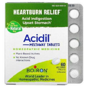 Acidil Heartburn 60 Tabs By Boiron