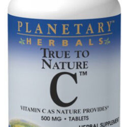 True To Nature C 500 Mg 240 Comprimidos Da Planetary Herbals