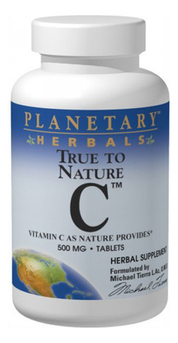True To Nature C 500 Mg 240 Comprimidos Da Planetary Herbals
