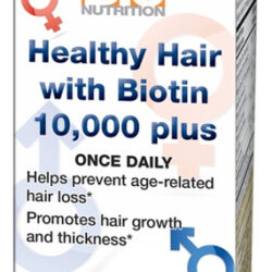 Cabelo Saudável Com 60 Cápsulas De Biotina Da Bio Nutrition