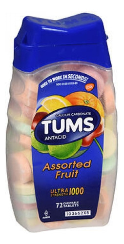 Antiácido De Frutas Variadas Ultrarresistente, Mastigável, 7