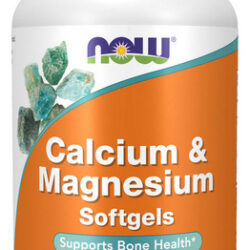 Cálcio E Magnésio 240 Cápsulas Gelatinosas Da Now Foods