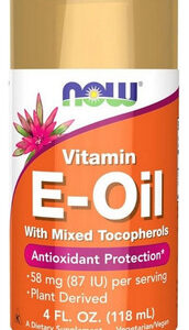Óleo De Vitamina E 58 Mg 4 Onças Da Now Foods