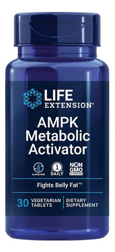 Ampk Activator 30 Cápsulas Vegetais Da Life Extension