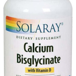 Bisglicinato De Cálcio 120 Cápsulas Da Solaray