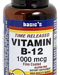 Vitamina B12 Liberada Pela Time Released 1000 Mcg 60 Comprim