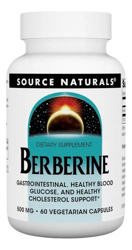 Berberine 500 Mg 60 Veg Caps By Source Naturals
