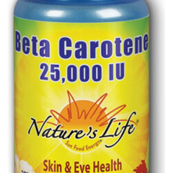 Beta Carotene 25,000 Iu 250 Softgels By Nature's Life