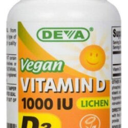 Vitamina D3 Vegana 1000 Ui 90 Comprimidos Vegetais Da Deva V
