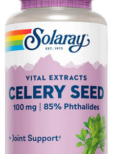 Celery Seed Extract 100 Mg 30 Caps By Solaray