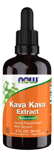 Extrato De Kava Kava 2 Onças Da Now Foods