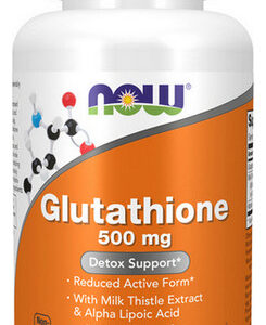 Glutationa 500 Mg 60 Cápsulas Da Now Foods