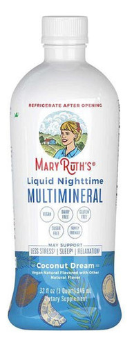 Liquid Nighttime Multimineral 32 Oz By Maryruth's