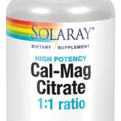 Cal-mag Citrate 180 Caps By Solaray