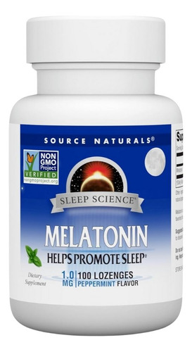 Melatonina 1 Mg De Hortelã Sublingual 100 Comprimidos Da Sou
