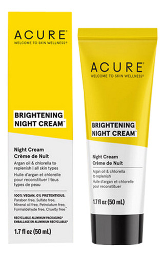 Creme De Noite De 1,7 Onças Da Acure