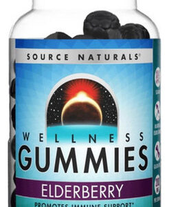 Wellness Gummies Elderberry 60 Gomas Da Source Naturals