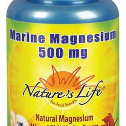 Magnésio Marinho 100 Vcaps Da Nature's Life